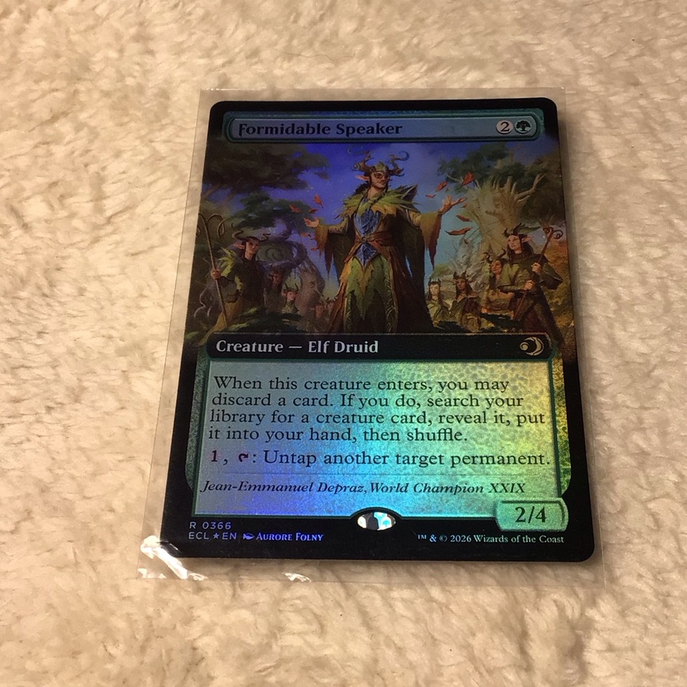 Magic The Gathering Formidable Speaker Card